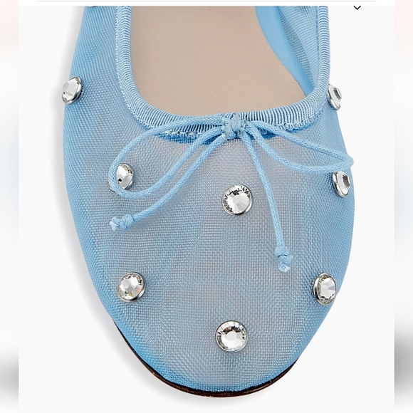 Loeffler Randall Leonie Crystal Mesh Ballet Flats - Picture 4 of 10